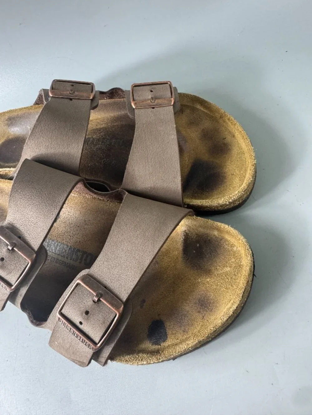 Birkenstock Arizona Sandals, Leather, Classic Footbed, Size 42